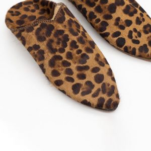 Babouche Femme Leopard Chic